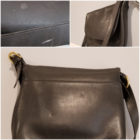 Coach Vintage Black Leather Whitney Bag Style 4115 - Picture 8 of 8